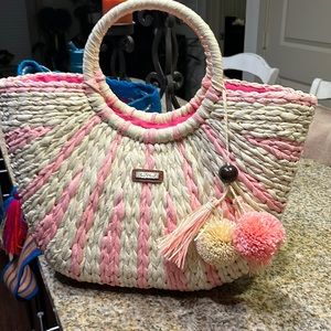 Cute beach bag. Purchased in a boutique in Hawaii.